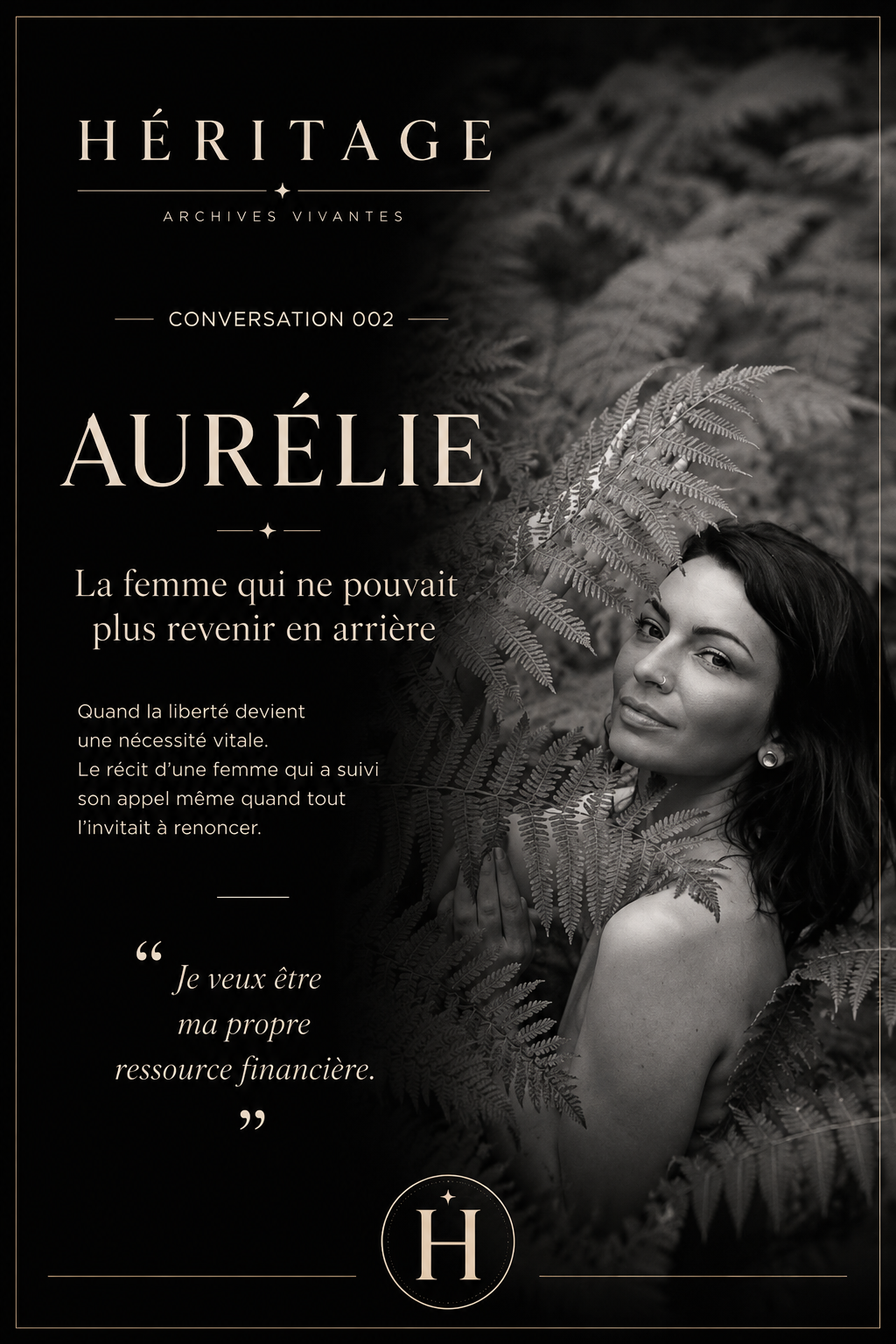 femme élégante devant un miroir dans une ambiance sombre luxe symbolisant visibilité sans ventes et problème de conversion business