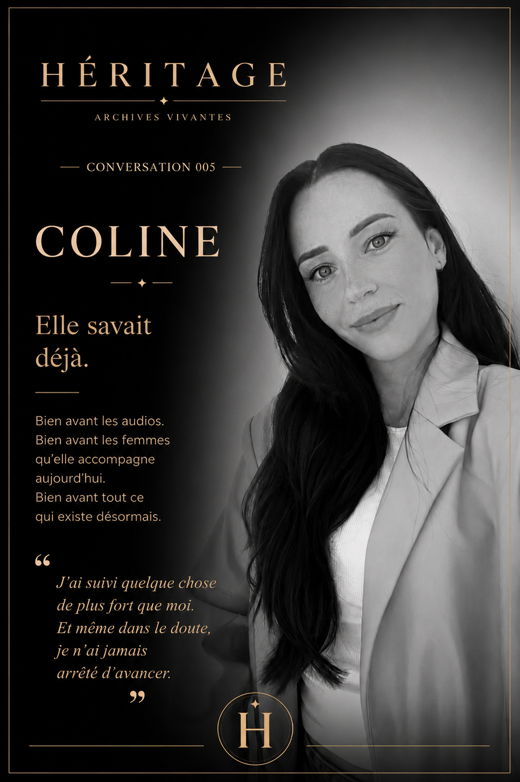 femme élégante devant un miroir dans une ambiance sombre luxe symbolisant visibilité sans ventes et problème de conversion business