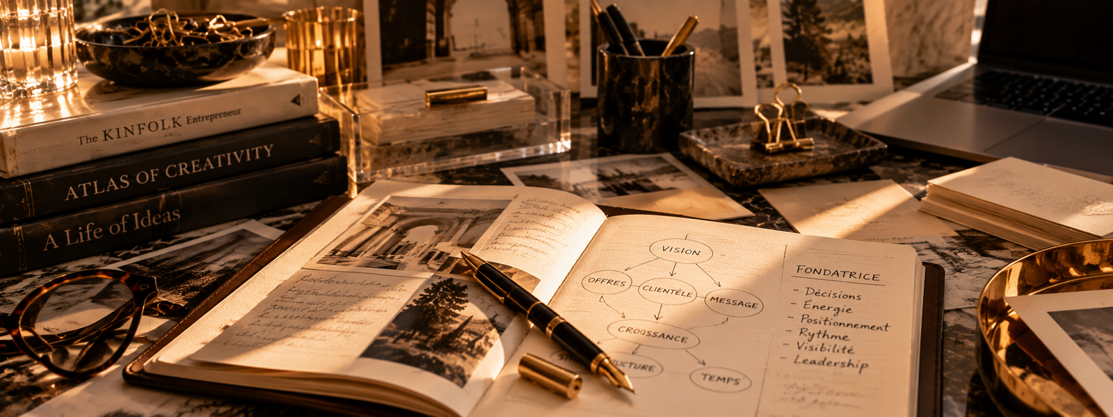 Bureau creatif dore et visionnaire