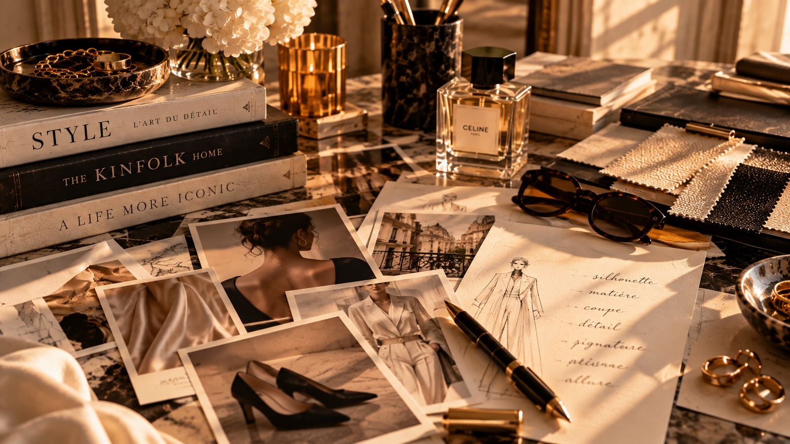Moodboard dun atelier de style